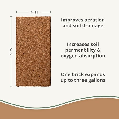 Coco Bliss Coco Coir 650gm Bricks (6-Pack) | Expands Up to 48 Quarts - view 4