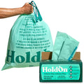 Compostable Tall Kitchen Drawstring Bags - 13 Gallon, 40 Count