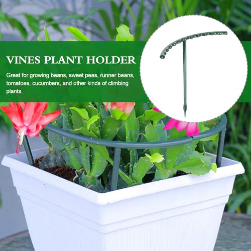 Green Plastic Climbing Plant Support Bracket 12pcs - view 5