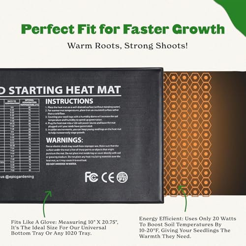 Seed Starting Bundle - Heat Mat & LED Grow Light - view 3