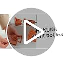 Plant Pot Feet,12pcs Invisible Flower Pot Risers Toes Flower Pot Lifters Supports Potted Plant Stand Rack for Indoor and Outdoor Plant Pots (Black) - view 7