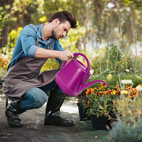 Plastic Watering Can, Rose Red, 1-Gallon - view 7