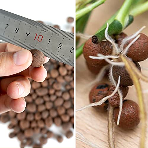 Leca Expanded Clay Pebbles 5LBS Grow Media for Indoor Plants Hydroponic Growing Gardening System Supplies … - view 2