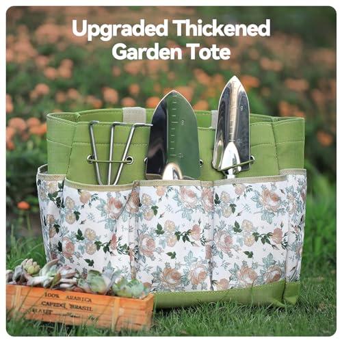 Heavy Duty Gardening Tools with Handbag, Gardening Gifts for Women - view 2