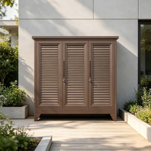 Balcony Storage Cabinet, Weather‑Resistant Cabinet