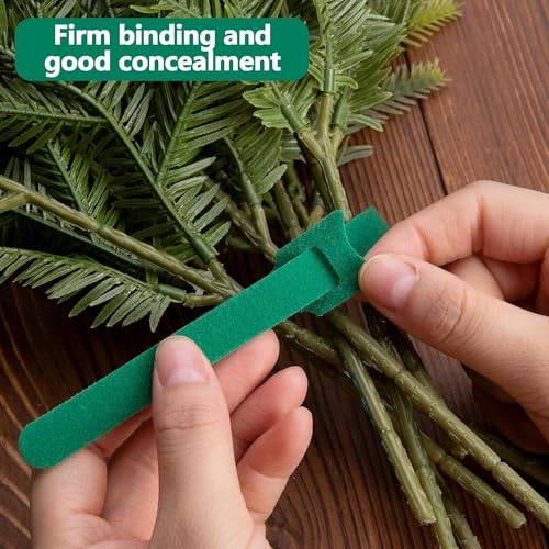100 Pcs Large Christmas Garland Ties, 12 Inch Reusable Nylon Banister Ties - view 4