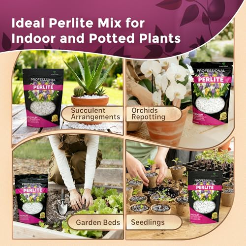 Leaves & Soul Perlite for Plants Medium Grade Perlite 2.2 Qt Soil Additive - view 6