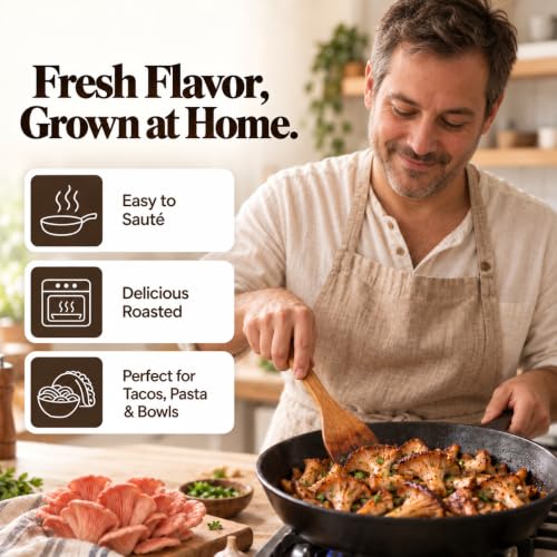 Specialty Trio Oyster Mushroom Kits, Pink Brown White 3-Pack - view 4