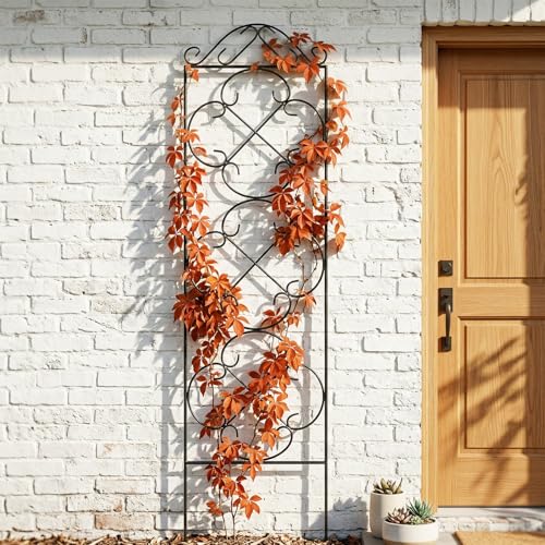 4 Pack 56" x 13.8" Metal Trellis for Potted Plants and Planters - view 7