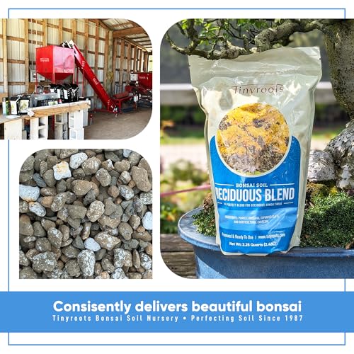 Tinyroots Deciduous Blend Bonsai Soil - 2.5 Gallon, Organic Bonsai Dirt Formulated for Maple, Hornbean, Elm and Other Deciduous Bonsai Trees - view 5