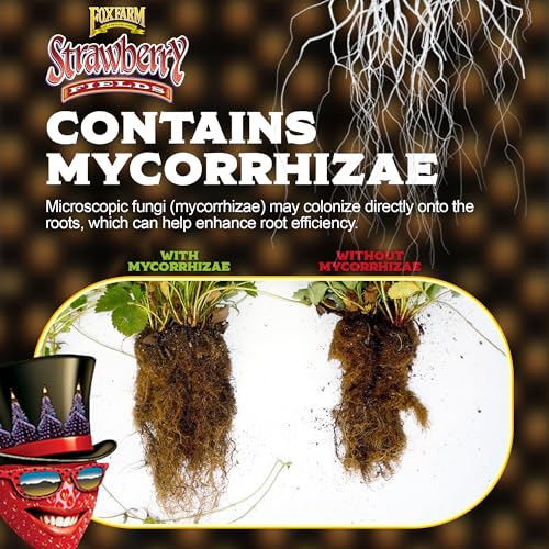 Strawberry Fields Fruiting & Flowering Potting Soil, 1.5cu ft (Pack of 4) - Designed to Pump Up Your Blooms, Fruits, and Berries - Made for the Fruiting and Flowering Stages of Plants - view 2