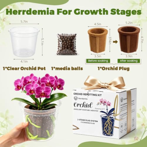 Orchid Potting Mix for Repotting 4.5in Orchid Soil Repotting Kit - view 5
