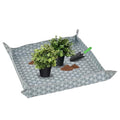 Heavy-Duty Waterproof – Indoor Plant Transplanting & Mess Control Mat, Thick Succulent Potting Tray for Soil Change, Spill-Proof Gardening & Pet Grooming Mat (L - 39.4" X 39.4")