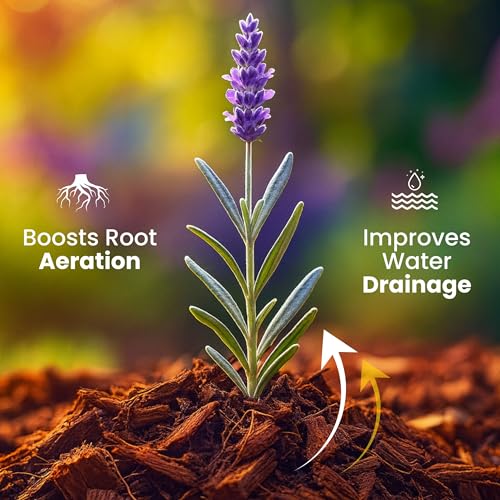 Coco Husk Chips 2s Brick Expands Upto 14 Quarts Coconut Coir Chip 2.2lb, Perfect for Plants, Gardening, Potting Soil Mix, Orchid Bark Alternative-OMRI Certified, Low EC, Balanced pH - view 3