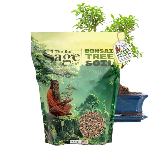 2.5 Qt Premium Bonsai Mix with Akadama | High Drainage Potting - USA Made