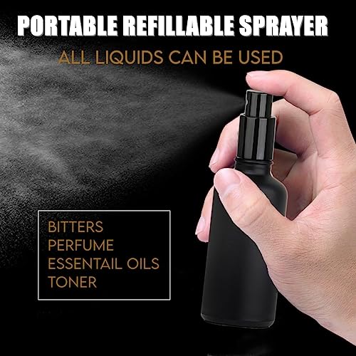 Absinthe Spritzer Cocktail Atomizer Cocktail Spray Bottle Vermouth Sprayer Martini Atomizer Bar Mister 2Pack 1.7OZ/50ml with Funnel, SET004 - view 3