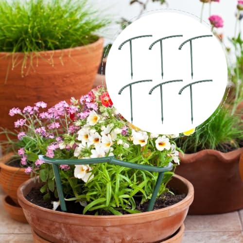 Green Plastic Climbing Plant Support Bracket 12pcs - view 7