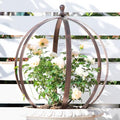 Garden Obelisk Trellis for Climbing Plants – 18"x22" Metal Support