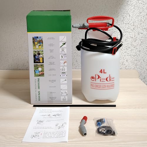 Watering Can Device for Watering Hanging Plant Basket Hard to Reach High Plant Waterer Sprayer 1 Gallon (Red 4L) - view 4