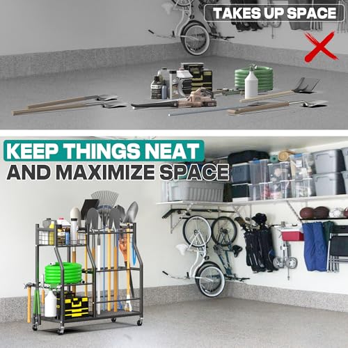 Garden Tool Organizer Stand, Garage Tool Storage Organization - view 6