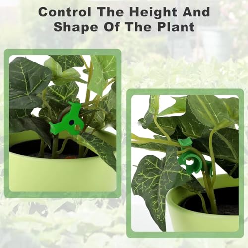 50pcs Low Stress Plant Training Clips, 90 Degrees Trainer Bud Plant Bender for Plant Gardening, Green - view 3