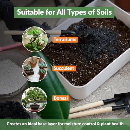 Premium Horticultural Charcoal Chips, Natural Soil Amendment for Areation and Healthy Microbe and Plant Growth. (24 Quarts) - view 5