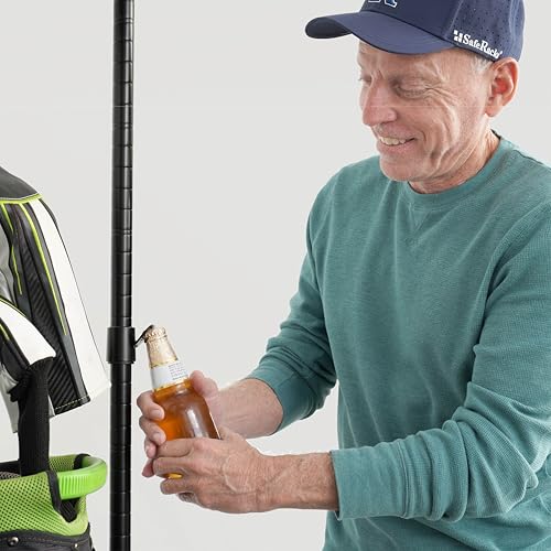 Golf Equipment Organizer Rack, Golf Bag Storage Rack for Garage, Fits 2 XL Bags & Accessories - Standard and Deluxe - view 5