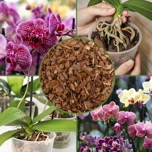 100% Organic Orchid Potting Bark (30 Quarts) All-Natural USA-Sourced Pine Bark Orchid Mix Additive - view 6