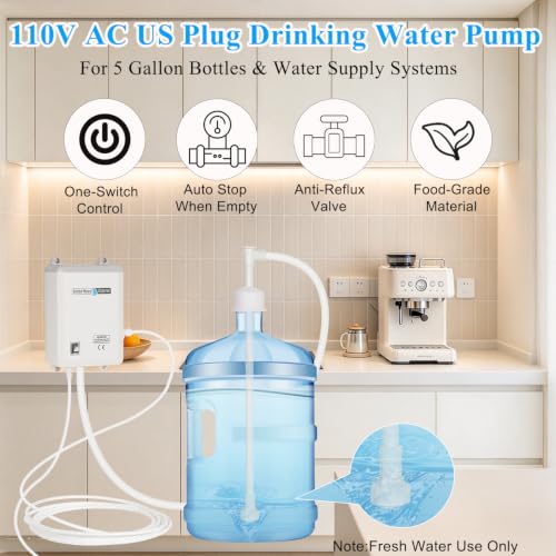 Water Dispenser Pump System for 5 Gallon Bottle Single Inlet - view 4