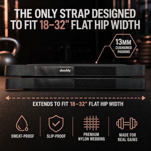 Hip Thrust Belt for Dumbbells Heavy, Kettlebells & Plates - view 3