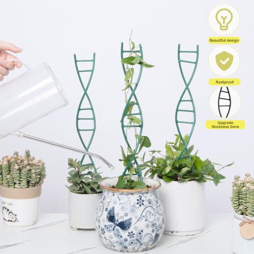 3PCS Indoor Plant Trellis for Potted Plants - Metal Houseplant Trellis - view 5