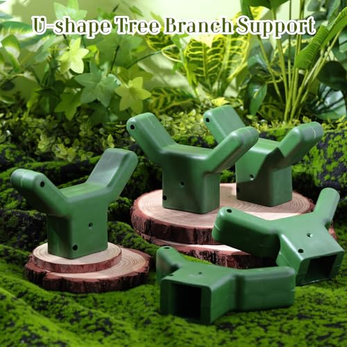 8 Pcs Tree Branch Supports Plastic Brace for Orchards, Green - view 3
