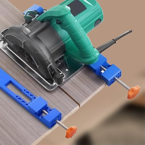 Adjustable Circular Saw Guide Rail Clamp, Positioning Fixture - view 4