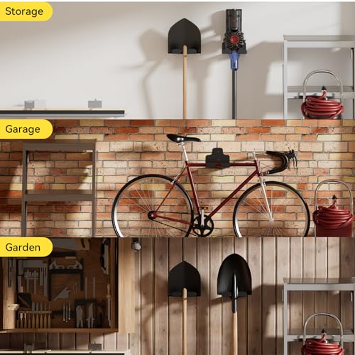 Garage Organizer Trimmer Rack, Garden Power Tool Hanger Weed Whackers Holder Wall Mounted for Grass Trimmer, Hedge Trimmer, Garage Trimmer, Garden Tools,1 Pack - view 6