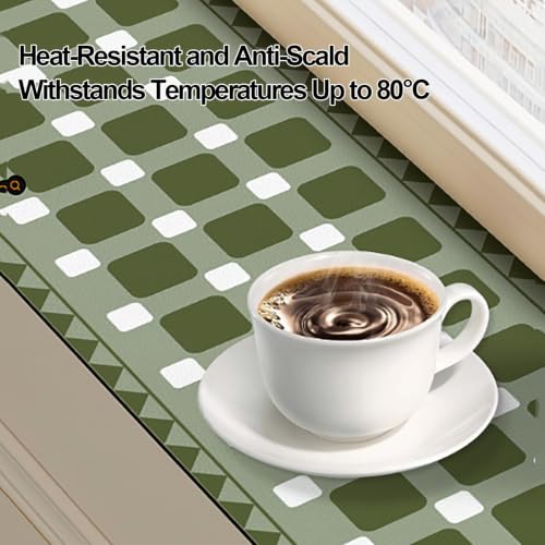 Window Sill Mat, Trimmable Small Window Sill Mat, Waterproof Protector for Potted Plant Bay Windows Balcony Apartment Kitchen Offices(100x10 cm/39x4 in) - view 3
