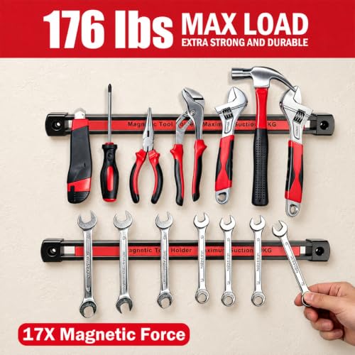 18 Inch Double Sided Magnetic Tool Holder, Magnetic Tool Bar 1 Pack - view 3