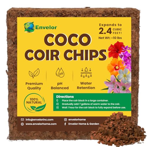 Coconut Husk Chips for Orchids 10 Lb Coco Coir Planting Chips