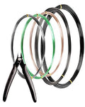 Bonsai Wire and Tool Kit, 5Pcs 164 Feet Aluminum | 3 Sizes (1mm, 1.5mm, 2mm) for Indoor Bonsai Tree Training and Shaping.