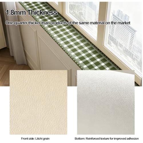 Window Sill Mat, Trimmable Small Window Sill Mat, Waterproof Protector for Potted Plant Bay Windows Balcony Apartment Kitchen Offices(100x10 cm/39x4 in) - view 5