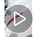 3ft/5ft/6ft/8ft/10ft Collapsible Shower Threshold Water Dam Water Barrier for Shower and Water Stopper Keeps Water Inside Water Threshold for Wet and Dry Separation (5ft, White) - view 7