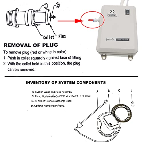 TDRENERGY Bottle Water Dispenser Pump System Automatic 110V 40psi 1 GPM for Home/Office Kitchen Refrigerator Coffee Maker Ice Maker for 3 or 5 Gal Water Bottle Single Inlet - view 5