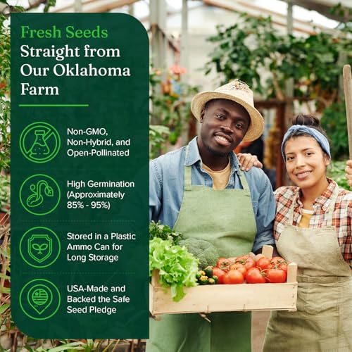 144 Varieties Non-GMO Seed Vault for All USDA Zones - view 6