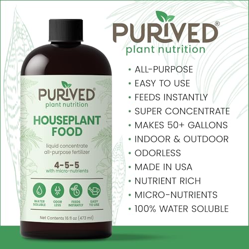 16oz All-Purpose Liquid Plant Fertilizer - Makes 50 Gallons, for Indoor Houseplants, All-Natural, Groundwater Safe, Made in USA - view 2