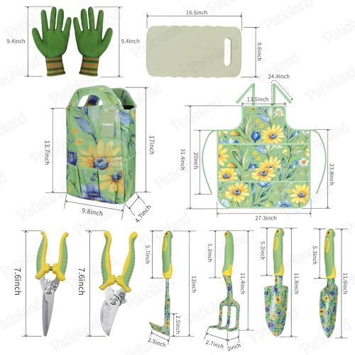 10 Piece Garden Tools Set,Gardening Hand Tools Kit for Women,Grandma&Wife - view 2