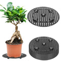 Plant Level Pot Elevator 12 Inch Plant Riser for Pots 10 Pieces Black Plant Stands to Prevent Rot and Damage Plant Runoff Tray for Indoor Outdoor Garden Flower, Patio and Deck Floor Protector