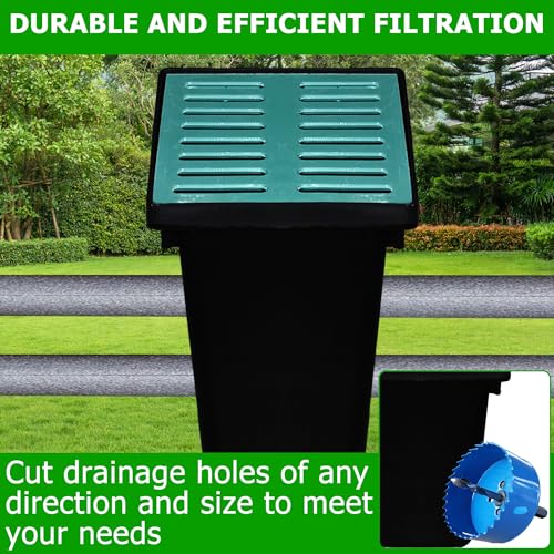 18x18x24 in Large Catch Basin for Drainage with Debris Basket - view 6