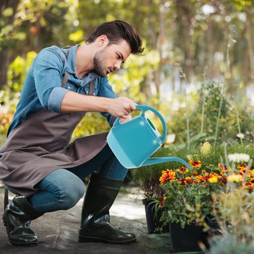 Long Spout Flower Watering Can Plastic Large Capacity Green - view 6