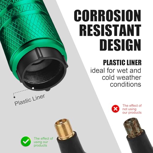 4 Pack Tire Valve Stem Caps Cat Paw - Green - view 2