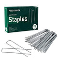 Landscape Staples 6 Inch 50 Pack, Galvanized Garden Stakes
