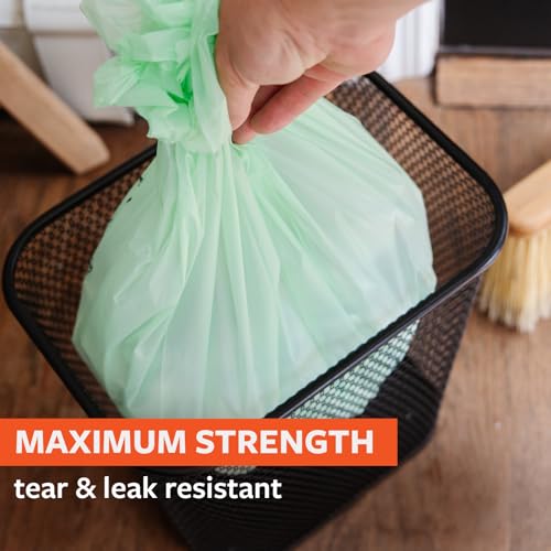 Compostable Bags for Food Waste – 4-Gallon Size, 100ct, 4 Boxes of 25 – Plant-Based, Tear and Leak-Resistant Compost Bags - view 2